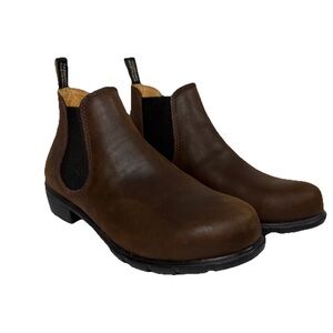 Blundstone 1970 Antique Brown Women's Leather Chelsea Ankle Boots Size 40